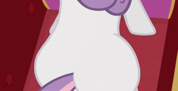 Size: 1500x770 | Tagged: explicit, artist:sadieyule, sweetie belle, ai assisted, ai content, ai voice, animated, balls, butt, edit, female, fifteen.ai, filly, foal, foalcon, g4, head out of frame, human, human male, human male on filly, human on pony action, imported from derpibooru, interspecies, male, moaning, moaning in pleasure, nudity, on couch, panting, penetration, penis, plot, pony, sex, sex noises, show accurate, show accurate porn, sound, sound edit, straight, sweetie butt, the ass was fat, vaginal, vector, webm