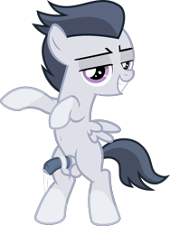 Size: 2204x2928 | Tagged: explicit, artist:gollygosh, editor:slayer118, .svg available, alternate version, balls, belly button, bipedal, coat markings, cockring, colt, cute, dark genitals, derpibooru exclusive, edit, foal, foalcon, g4, grin, high res, horsecock, implied foalcon, imported from derpibooru, lidded eyes, looking at you, looking back, male, marks and recreation, my little pony: friendship is magic, no shame, nudity, pegasus, penis, penis apparel, pony, precum, presenting, raised hooves, rumble, rumblebetes, show accurate, show accurate porn, simple background, smiling, socks (coat markings), solo, solo male, transparent background, vector, vector edit