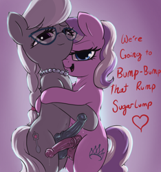 Size: 1875x2000 | Tagged: explicit, artist:t72b, diamond tiara, silver spoon, backlighting, balls, balls are touching, bipedal, duo, duo futa, earth pony, foal, foalcon, frottage, futa, futa diamond tiara, futa filly, futa on futa, futa on futa frottage, futa only, futa silver spoon, g4, glasses, horsecock, hug, imported from derpibooru, intersex, jewelry, looking at you, necklace, nudity, pearl necklace, penis, pony, precum, pun, simple background, talking to viewer