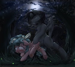 Size: 1350x1208 | Tagged: explicit, grimdark, artist:darkstylerz, oc, oc:aerial ace, canon x oc, commission, cozy glow, cum, eyes rolling back, female, filly, foal, foalcon, g4, imported from derpibooru, male, pegasus, pony, punish the villain, rape, source needed, useless source url