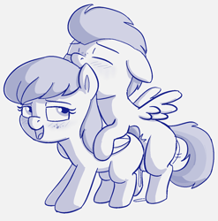 Size: 1246x1260 | Tagged: explicit, artist:heretichesh, ambiguous penetration, barley barrel, barrel twins, blushing, brother and sister, colt, colt on filly, creampie, cum, female, filly, foal, foalcon, freckles, g4, imported from derpibooru, incest, male, pegasus, pickle barrel, pony, sex, ship:barrelcest, shipping, siblings, spread wings, straight, twincest, twins, wingboner, wings