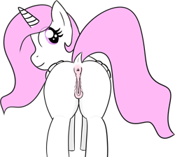 Size: 2504x2253 | Tagged: explicit, artist:poniidesu, princess celestia, alicorn, anatomically correct, cewestia, female, filly, foal, foalcon, g4, high res, imported from derpibooru, nudity, pony, simple background, solo, solo female, transparent background, vulva, younger