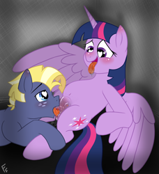 Size: 2213x2428 | Tagged: explicit, artist:ponykittenboi, twilight sparkle, age difference, alicorn, blushing, crotchboobs, cunnilingus, drool, earth pony, female, foalcon, g4, heart eyes, high res, imported from derpibooru, male, mare, nipples, nudity, oral, pony, sex, ship:twitracker, shipping, star tracker, straight, straight shota, teenager, tongue out, vaginal secretions, vaginal secretions puddle, wingding eyes