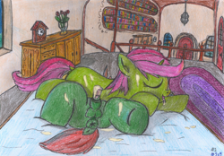Size: 2342x1630 | Tagged: explicit, artist:vovi, oc, oc:plum virgin sentry, oc:void virgin sparkles, aftersex, anus, balls, brother and sister, colt, cum, dock, erection, female, filly, foal, foalcon, imported from derpibooru, incest, male, night, nudity, oc only, orgasm, penis, ponut, pony, sex, siblings, taint, traditional art, unicorn, vaginal secretions, vulva