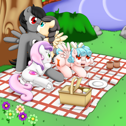 Size: 4000x4000 | Tagged: explicit, artist:pvryohei, sweetie belle, oc, oc:aerial ace, oc:honey peach, age difference, anus, basket, big dom small sub, bystander blowjob, canon x oc, commission, cozy glow, creampie, cum, cumming, father and child, father and daughter, female, filly, foal, foalcon, g4, grass, hotdogging, imported from derpibooru, incest, kiss on the lips, kissing, lake, male, nudity, one after another, pegasus, penetration, picnic, picnic basket, picnic blanket, pony, sex, stallion, stallion on filly, straight, tree, unicorn, vaginal, vaginal creampie, vaginal secretions, vulva
