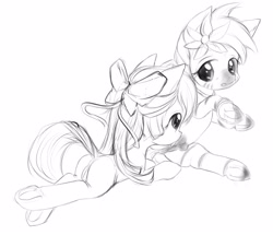 Size: 1258x1080 | Tagged: explicit, artist:darkstylerz, anus, blushing, bow, clitoris, commission, crotchboobs, female, filly, filly on filly, flower, flower in hair, foal, foalcon, hair bow, imported from derpibooru, lesbian, licking, nipples, nudity, pony, sex, sketch, source needed, tongue out, useless source url, vulva, ych result