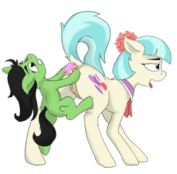 Size: 1950x1920 | Tagged: explicit, oc, oc:filly anon, anal insertion, anal slut, anatomically correct, anonymous artist, butt, buttplug, coco is an anal slut, coco pommel, dock, earth pony, female, filly, foal, foalcon, funny porn, g4, gritted teeth, imported from derpibooru, insertion, mare, miss /mlp/ 2020, nudity, open mouth, plot, pony, pulling, reverse foalcon, sex toy, simple background, tongue out, transparent background, vulva
