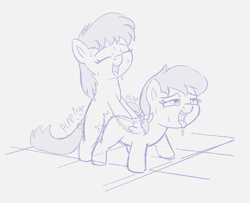 Size: 1038x842 | Tagged: explicit, artist:heretichesh, oc, oc:aryanne, oc:kyrie, ahegao, ambiguous penetration, bow, drool, earth pony, eyes closed, eyes rolling back, female, filly, filly on filly, flapping, flapping wings, foal, foalcon, futa, futa filly on filly, futa oc, futa oc:aryanne, futa on female, hair bow, imported from derpibooru, intersex, looking pleasured, open mouth, pegasus, plap, pony, spread wings, sweat, sweatdrop, sweating profusely, tongue out, wingboner, wings