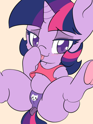 Size: 1536x2048 | Tagged: questionable, artist:steelsoul, twilight sparkle, bedroom eyes, blushing, cameltoe, cute, cute porn, dock, female, filly, filly twilight sparkle, foal, foalcon, frog (hoof), g4, horn, imported from derpibooru, legs in air, looking at you, pony, solo, solo female, source needed, spread legs, spreading, tongue out, underhoof, unicorn, unicorn twilight, younger