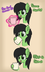 Size: 642x1024 | Tagged: explicit, artist:czu, twilight sparkle, oc, oc:filly anon, comic, cum, cum drinking, cum in container, cum in cup, edit, female, filly, foal, foalcon, g4, imported from derpibooru, not milk, oc only, pony