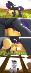 Size: 1280x2940 | Tagged: explicit, artist:bat-ponies-after-dark, scootaloo, oc, oc:echo, oc:rome silvanus, 3d, age difference, ass up, bat pony, bat pony oc, bat wings, big dom small sub, canon x oc, comic, crying, cum, cum belly, cum inflation, cumming, eyes closed, face down ass up, female, filly, foal, foalcon, g4, horsecock, imported from derpibooru, inflation, licking, low angle, male, mare, nudity, pegasus, penetration, penis, pony, sex, smiling, source filmmaker, stallion, stallion on filly, straight, tail, tongue out, vaginal, vaginal secretions, voyeur, voyeurism, wings