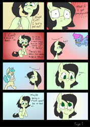 Size: 965x1363 | Tagged: explicit, artist:happy harvey, oc, oc:filly anon, acceptance, anus, baby, blushing, butt, colored pupils, comic, creampie, cum, cup cake, cupcake, earth pony, female, filly, foal, foalcon, food, g4, implied impregnation, implied transformation, imported from derpibooru, looking down, mare, mother and child, mother and daughter, nudity, phone drawing, plot, pony, pumpkin cake, raised tail, simple background, tail, unicorn, vulva, worried