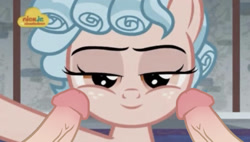 Size: 1678x953 | Tagged: explicit, artist:unoriginai, editor:undeadponysoldier, bedroom eyes, cozy glow, cozybetes, cute, edit, edited screencap, eyes on the prize, female, filly, foal, foalcon, freckles, g4, human, human male, human male on filly, human on pony action, imminent sex, imminent threesome, imported from derpibooru, interspecies, logo, male, my little pony: friendship is magic, naughty face, needs more jpeg, nick jr., pony, school raze, screencap, show accurate, show accurate porn, straight