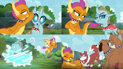 Size: 16000x9000 | Tagged: explicit, artist:metalhead97, absurd resolution, anus, ass, bedroom eyes, butt, calling, canine penis, canine sex, changeling, collar, collie, collie ocellus, commission, cute, diaocelles, disguise, disguised changeling, dog, dragon, dragoness, eyes closed, female, femsub, foalcon, g4, grin, imminent sex, implied bestiality, imported from derpibooru, kinky, lesbian, lidded eyes, lip bite, looking at each other, looking at you, masturbation, multiple heads, nudity, ocellus, one eye closed, open mouth, orthros, paws, penis, plot, precum, presenting, raised hoof, rubbing, shapeshifting, ship:smolcellus, shipping, show accurate, show accurate porn, simplistic anus, smiling, smolder, smolthros, submissive, surprised, sweet feather sanctuary, tail wag, this will end in snu snu, transformation, transformed, trio, two heads, vaginal secretions, vein, veiny cock, vulva, whispering, wink
