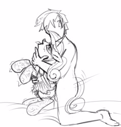 Size: 3800x4000 | Tagged: explicit, artist:littlenaughtypony, ahegao, alicorn, clothes, crotchboobs, female, foalcon, g4, human, human on pony action, imported from derpibooru, interspecies, lingerie, male, nipples, nudity, open mouth, pony, princess cadance, sex, sketch, skirt, straight, teen princess cadance, tongue out