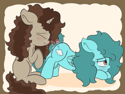 Size: 2000x1500 | Tagged: explicit, artist:vanifl, oc, oc:angy, oc:dreamy, ahegao, anal insertion, anal orgasm, anus, big crotchboobs, blank flank, blushing, clitoris, crotchboobs, dock, eyes closed, facial, female, female orgasm, females only, filly, filly on filly, foal, foalcon, huge crotchboobs, imported from derpibooru, impossibly large crotchboobs, insertion, lesbian, nudity, open mouth, orgasm, pegasus, ponut, pony, pony on pony action, reverse foalcon, squirting, tongue out, unicorn, vaginal secretions, vulva