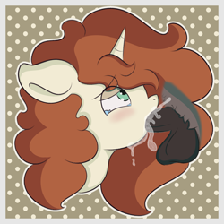 Size: 2000x2000 | Tagged: explicit, artist:vanifl, oc, oc:nuclear fusion, oc:vanilla flavor, ahegao, blowjob, creampie, crying, cum, cum in mouth, deepthroat, female, filly, foal, foalcon, high res, implied futa, implied futa on female, imported from derpibooru, nudity, open mouth, oral, oral creampie, penis, pony, sex, tears of pleasure, tongue out, unicorn