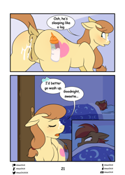 Size: 1731x2418 | Tagged: explicit, artist:amaichix, button mash, oc, oc:cream heart, comic:smash the mare, age difference, anal creampie, anatomically correct, anus, butt, canon x oc, child, colt, colt on mare, comic, creambutt, creampie, cum, dock, earth pony, earth pony oc, female, foal, foalcon, g4, imported from derpibooru, incest, male, mare, milf, mother, mother and child, mother and son, nudity, plot, ponut, pony, pony on pony action, ship:buttoncest, shipping, son, straight, straight shota, vulva