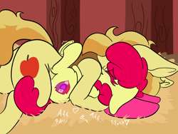 Size: 2048x1536 | Tagged: explicit, artist:steelsoul, apple bloom, age difference, apple bloom's bow, applecest, barn, big dom small sub, bow, braeburn, cousin incest, cousins, creampie, cum, earth pony, enjoying, female, filly, foal, foalcon, g4, hair bow, hay, imported from derpibooru, incest, lying down, lying on top of someone, male, missionary position, penetration, pony, sex, ship:braebloom, shipping, stallion, stallion on filly, straight, the cmc's cutie marks, vaginal, vaginal creampie, vulgar