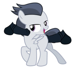Size: 1242x1137 | Tagged: explicit, artist:frownfactory, editor:undeadponysoldier, age difference, anal, colt, disembodied penis, doggy style, edit, eyes on the prize, foal, foalcon, from behind, g4, gay, group sex, horsecock, imminent blowjob, imminent oral, imminent sex, imported from derpibooru, male, nudity, penetration, penis, pony, pony on pony action, raised hoof, rumble, sex, simple background, stallion, stallion on colt, stupid sexy rumble, threesome, vector, vector edit, white background