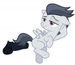 Size: 1242x1078 | Tagged: explicit, artist:gollygosh, editor:undeadponysoldier, age difference, bedroom eyes, colt, disembodied penis, draw me like one of your french girls, edit, foal, foalcon, g4, gay, horsecock, imminent anal, imminent sex, imported from derpibooru, male, males only, nudity, pegasus, penis, pony, show accurate, show accurate porn, stallion, stallion on colt, stupid sexy rumble, teasing, vector, vector edit