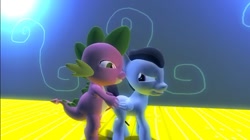Size: 1024x575 | Tagged: explicit, artist:undeadponysoldier, spike, 3d, alternate version, anal, analingus, analingus on male, dragon, dragon on pony action, foalcon, g4, gay, gmod, horsecock, imported from derpibooru, interspecies, looking at each other, male, male on male analingus, nudity, oral, pegasus, penetration, penis, pony, rumble, sex, ship:rumblespike, shipping