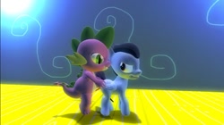 Size: 1024x575 | Tagged: explicit, artist:undeadponysoldier, spike, 3d, anal, analingus, analingus on male, dragon, dragon on pony action, foalcon, g4, gay, gmod, horsecock, imported from derpibooru, interspecies, looking at each other, male, male on male analingus, nudity, oral, pegasus, penetration, penis, pony, rough sex, rumble, sex, ship:rumblespike, shipping