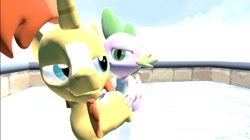 Size: 1024x575 | Tagged: questionable, artist:undeadponysoldier, spike, 3d, anal, beard, delfino airstrip, doggy style, dragon, dragon male on stallion, dragon on pony action, exhibitionism, facial hair, foalcon, from behind, g4, gay, gmod, hot tub, imported from derpibooru, interspecies, isle delfino, male, penetration, pony, public sex, sex, ship:spikeburst, shipping, softcore, stallion, sunburst, super mario sunshine, unicorn