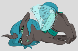 Size: 1147x755 | Tagged: explicit, artist:heretichesh, queen chrysalis, anus, changeling, dock, female, filly, filly queen chrysalis, foal, foalcon, g4, imported from derpibooru, inviting, mlem, nudity, presenting, silly, solo, solo female, tongue out, vulva, younger