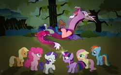 Size: 8000x5000 | Tagged: explicit, artist:ponykittenboi, applejack, fluttershy, pinkie pie, rainbow dash, rarity, twilight sparkle, age regression, age spell, alicorn, blank flank, chaos magic, discord, discord being discord, draconequus, earth pony, female, filly, filly pinkie pie, filly rainbow dash, filly rarity, filly twilight sparkle, foal, foalcon, g4, imported from derpibooru, mane six, pegasus, pony, show accurate, show accurate porn, story included, unicorn, younger