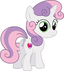 Size: 3000x3348 | Tagged: explicit, artist:ponixes, sweetie belle, :t, anatomically correct, anus, butt, cute, cute porn, dock, female, filly, foal, foalcon, g4, high res, imported from derpibooru, looking at you, nudity, plot, pony, show accurate, show accurate porn, simple background, solo, solo female, sweetie butt, transparent background, unicorn, vector, vulva