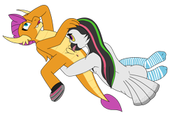 Size: 4896x3228 | Tagged: explicit, artist:aaron amethyst, oc, anthro, anthro on dragon action, anus, avian, bird, canon x oc, clothes, cunnilingus, dragon, duo, female, foalcon, g4, genitals, imported from derpibooru, kneesocks, legwear, long socks, male, nudity, oral, owl, sex, simple background, smolder, snowy owl, sock fetish, socks, straight, striped socks, transparent background, vulva, yellow sclera