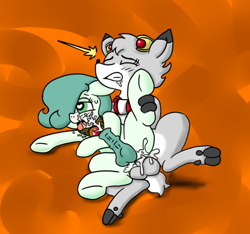 Size: 640x600 | Tagged: explicit, artist:ficficponyfic, oc, oc:emerald jewel, oc:maple (colt quest), albino, amulet, anal, anal creampie, anal orgasm, autofacial, balls, balls deep, blushing, bracelet, color, colt, colt quest, creampie, cum, cum in mouth, cum in own mouth, cum on self, cum while penetrated, cumming, deer, drool, earth pony, eyes closed, facial, fawn, femboy, foal, foalcon, gay, hair over one eye, hands free, imported from derpibooru, interspecies, jewelry, male, medial ring, nudity, orgasm, orgasm cumshot, penetration, penis, pony, sex, simultaneous orgasm, spread legs, spreading, trap, wingding eyes