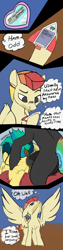 Size: 2000x8000 | Tagged: explicit, artist:veesocks, oc, oc:apogee, oc:blacklight flash, oc:jet stream, age difference, anal, anus, butt freckles, cellphone, comic, cute, dialogue, earth pony, faceless female, faceless male, female, filly, foal, foalcon, freckles, imported from derpibooru, male, nudity, oc only, oc x oc, offscreen character, pegasus, penetration, phone, pony, pony oc, pony on pony action, sex, ship:apoflash, ship:apojet, shipping, spread wings, stallion, stallion on filly, straight, thought bubble, tremble spikes, trembling, wings