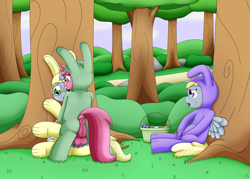 Size: 4200x3000 | Tagged: explicit, artist:pvryohei, animal costume, anus, balls, bunny costume, chirpy hooves, clopping, clothes, costume, cum, cum inflation, dipsy hooves, dipsypinch, dock, easter, easter egg, female, filly, foal, foalcon, forest, fucked sideways, futa, futa filly on filly, futa on female, futa ruby pinch, g4, herm, holiday, imported from derpibooru, inflation, intersex, masturbation, nudity, pegasus, penetration, penis, ponut, pony, ruby pinch, rule 63, sex, ship:dipsypinch, sideways, unicorn, vagina, vaginal, vaginal secretions, vulva, watching