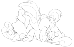 Size: 2559x1643 | Tagged: explicit, artist:dtcx97, button mash, sweetie belle, anus, balls, black and white, butt, colt, colt on filly, duo, duo male and female, earth pony, female, filly, foal, foalcon, g4, grayscale, imported from derpibooru, insertion, male, monochrome, nudity, on back, penetration, penis, plot, pony, sex, ship:sweetiemash, shipping, sketch, straight, unicorn, vaginal, vaginal insertion, vulva