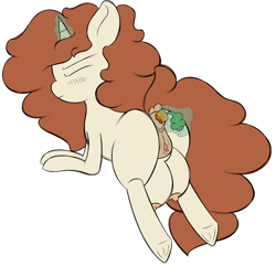 Size: 4000x4000 | Tagged: explicit, artist:vanifl, oc, oc:vanilla flavor, anal foodplay, anal insertion, anus, big crotchboobs, carrot, carrot insertion, clitoris, crotchboobs, female, filly, foal, foalcon, food, foodplay, huge crotchboobs, imported from derpibooru, impossibly large crotchboobs, insertion, masturbation, nipples, nudity, oc only, ponut, pony, unicorn, vulva