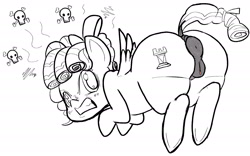 Size: 1920x1200 | Tagged: explicit, artist:elewdfurs, anatomically correct, angry, anus, butt, clitoris, cozy glow, cozy glutes, dark genitals, female, filly, foal, foalcon, furious, g4, grayscale, gritted teeth, imported from derpibooru, large ponut, lineart, monochrome, nudity, partial color, pegasus, plot, ponut, pony, rear view, simple background, sketch, solo, solo female, vulva, white background
