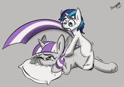 Size: 1280x900 | Tagged: explicit, artist:amoniaco, shining armor, comic:bbbff, comic:bbbff colored, age difference, biting, color, color edit, colored, colt, doggy style, edit, fanfic art, female, foal, foalcon, from behind, g4, imported from derpibooru, incest, infidelity, limited palette, male, mare, mare on colt, massage, milf, mother and child, mother and son, obscured penetration, penetration, pillow, pillow biting, pony, sex, ship:shiningvelvet, shipping, softcore, straight, straight shota, twilight velvet, vaginal, younger
