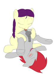 Size: 1100x1500 | Tagged: explicit, artist:unsavorydom, analingus, analingus on male, anus, balls, blushing, boysenberry, butt, colored, colt, duo, female, female on male, female on male analingus, filly, filly on colt, flat colors, foal, foalcon, g4, horsecock, imported from derpibooru, male, nudity, oral, pale color, penis, plot, pony, sex, simple background, soft color, straight, train tracks (g4), white background