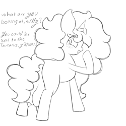 Size: 3000x3000 | Tagged: questionable, artist:vanifl, oc, oc:vanilla flavor, big crotchboobs, blushing, crotchboobs, featureless crotch, female, filly, foal, foalcon, high res, huge crotchboobs, imported from derpibooru, impossibly large crotchboobs, nipples, nudity, oc only, pony, sketch, solo, solo female, text, unicorn