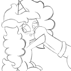 Size: 3000x3000 | Tagged: explicit, grimdark, artist:vanifl, oc, oc:vanilla flavor, blushing, boop, crotchboobs, crying, dickboop, female, filly, foal, foalcon, high res, horsecock, imported from derpibooru, lineart, nudity, penis, pony, rape, sex, sketch, unicorn