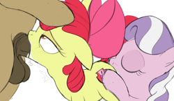 Size: 1298x760 | Tagged: explicit, artist:dtcx97, apple bloom, diamond tiara, age difference, big dom small sub, bisexual, blowjob, cunnilingus, deepthroat, earth pony, edit, female, filly, filthy rich, foal, foalcon, g4, group sex, imported from derpibooru, lesbian, male, nudity, oral, penis, pony, sex, ship:diamondbloom, shipping, simple background, sketch, stallion, stallion on filly, straight, threesome, throat bulge, transparent background