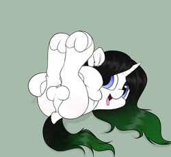 Size: 2641x2425 | Tagged: explicit, artist:kim0508, oc, oc:vex vixen, anus, balls, colt, dock, foal, foalcon, gradient background, high res, imported from derpibooru, male, nudity, oc only, pony, solo, solo male, taint, unicorn