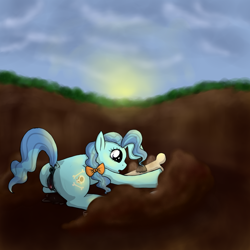 Size: 2000x2000 | Tagged: explicit, artist:ponykittenboi, anus, archaeology, clitoris, derpibooru exclusive, dripping, earth pony, female, filly, foal, foalcon, g4, high res, imported from derpibooru, nudity, petunia paleo, pony, solo, solo female, vaginal secretions, vulva, wet