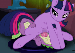 Size: 3024x2160 | Tagged: explicit, artist:buttercupsaiyan, spike, twilight sparkle, animated, double penetration, double the fun, double vaginal, dragon, female, foalcon, g4, hemipenis, high res, imported from derpibooru, male, multidick, multiple penetration, multiple vaginal, nudity, penetration, penis, pony, reverse cowgirl, sex, ship:twispike, shipping, sound, straight, unicorn, unicorn twilight, vaginal, webm