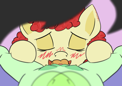 Size: 1414x1000 | Tagged: explicit, artist:happy harvey, oc, oc:filly anon, blushing, clitoral stimulation, clitoris, crotchboobs, cunnilingus, drawn on phones, ear blush, earth pony, eyes closed, female, female pov, filly, first person view, foal, foalcon, g4, imported from derpibooru, lesbian, nipples, nudity, offscreen character, oral, pony, pov, sex, spread legs, spreading, submissive pov, teats, tongue out, twist, vulva, vulvar winking