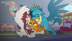 Size: 8000x4500 | Tagged: explicit, artist:metalhead97, all fours, balls, bedroom eyes, blowjob, canon x pokémon, commission, creampie, cum, cum in mouth, cum on floor, cum string, cumming, doggy style, dragon, dragoness, dripping, dripping cum, exhibitionism, eyes closed, female, foalcon, from behind, g4, gallus, griffon, gritted teeth, group sex, humping, humping like there's no tomorrow, imported from derpibooru, interspecies, library, library sex, looking at each other, lycanroc, male, midnight lycanroc, nudity, oral, oral creampie, oral penetration, orgasm, penetration, penis, pokémon, public, public sex, school, school of friendship, sex, ship:smollus, shipping, show accurate, show accurate porn, smolder, smolycanroc, spread legs, spread wings, spreading, straight, the cool trio, threesome, trio, vaginal, wings