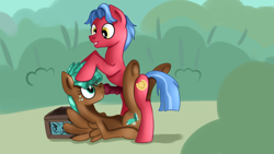 Size: 1280x720 | Tagged: explicit, artist:jbond, biscuit, cage, colt, colt on filly, duo, earth pony, erection, female, filly, foal, foalcon, freckles, g4, growing up is hard to do, imported from derpibooru, kissing, lying down, male, my little pony: friendship is magic, nudity, on back, oral, outdoor sex, outdoors, pegasus, penis, pony, sex, shipping, spread wings, spur, spurcuit, straight, wings, younger