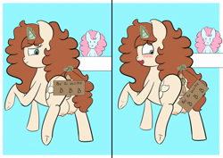Size: 3542x2510 | Tagged: explicit, artist:vanifl, oc, oc:rosette, oc:vanilla flavor, anus, blushing, butt, clitoris, comic, covering, crotchboobs, earth pony, female, female focus, filly, foal, foalcon, heart clitoris, high res, imported from derpibooru, nipples, nudity, oc only, plot, ponut, pony, solo focus, unicorn, vulva, vulvar winking